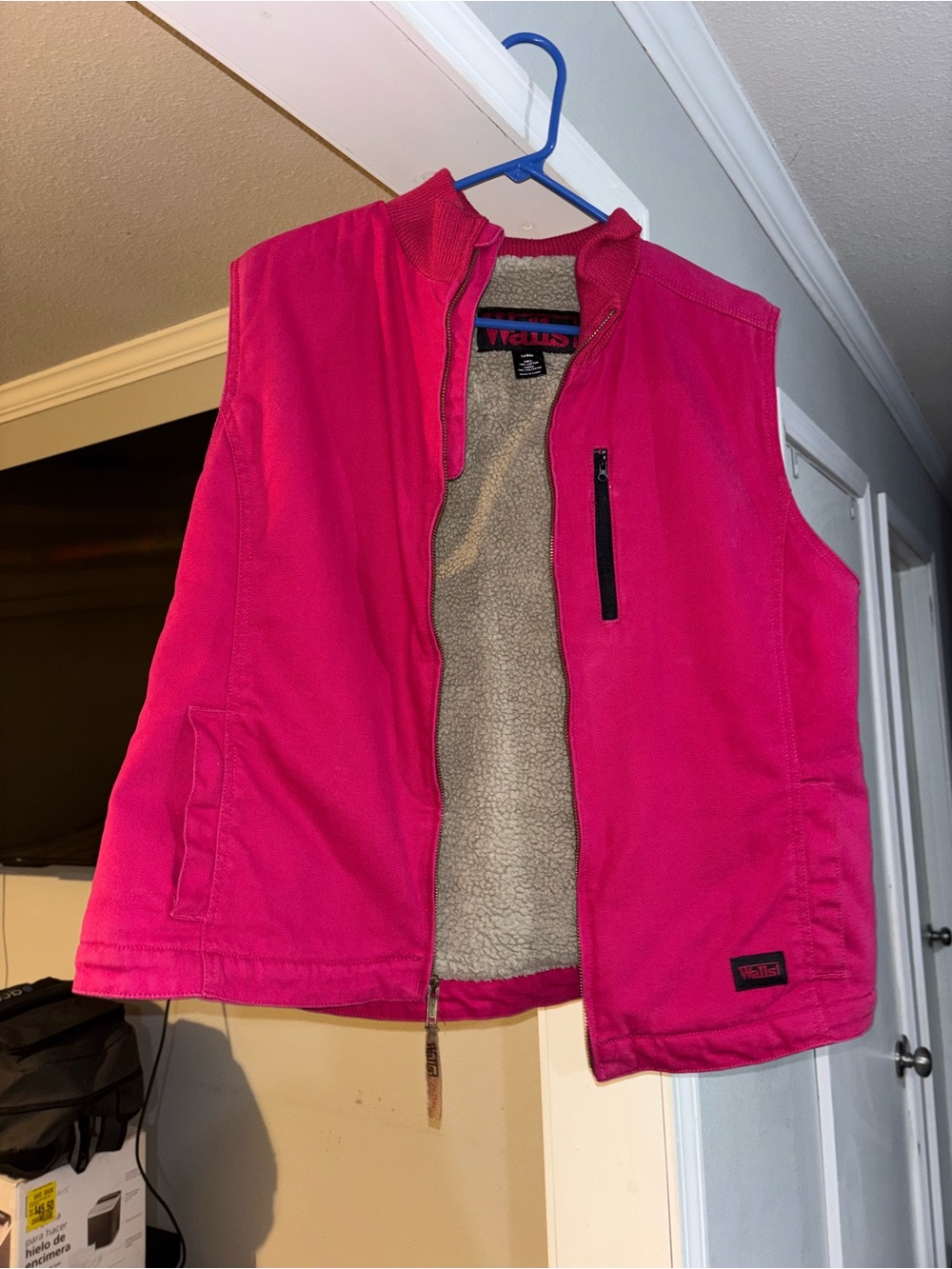 Walls Hot Pink Women's Fleece-Lined Vest